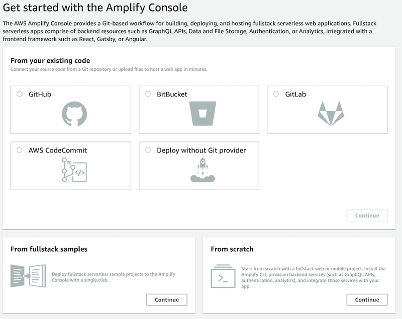 Amplify select source